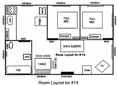 Room Layout for # 14